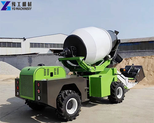 self loading concrete mixer price