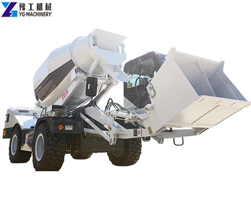 self loading concrete mixer