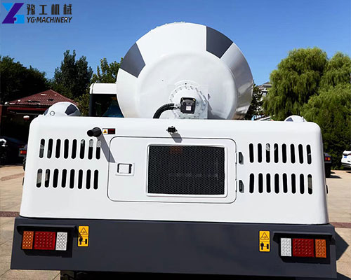 self loading mobile concrete mixer