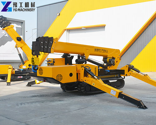 small tracked crane