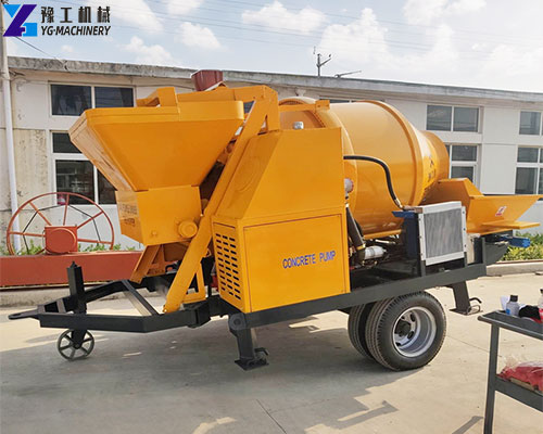 concrete delivery with pump