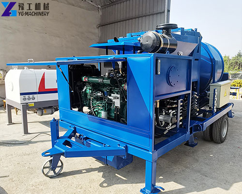 concrete mixing pump