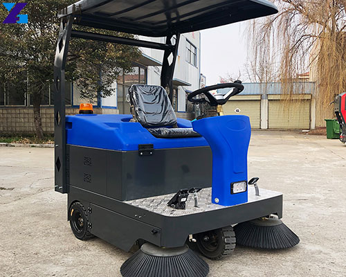 small road sweeper