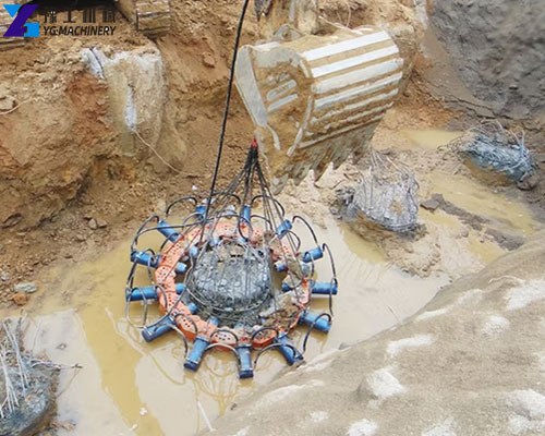 concrete pile crusher