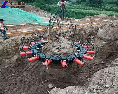 hydraulic pile breaking machine