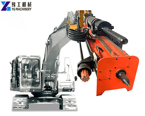 integrated hydraulic rock drill and splitter