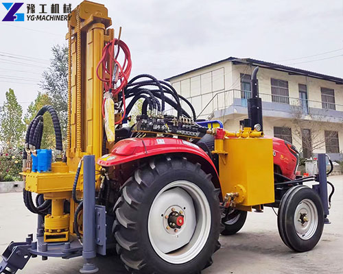 tractor mounted water well drilling rig