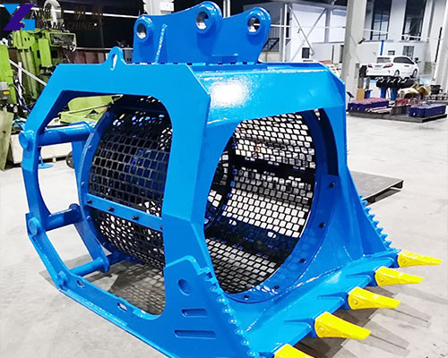 mini excavator screener