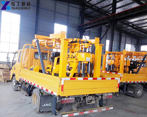 vehicle mounted drilling rig