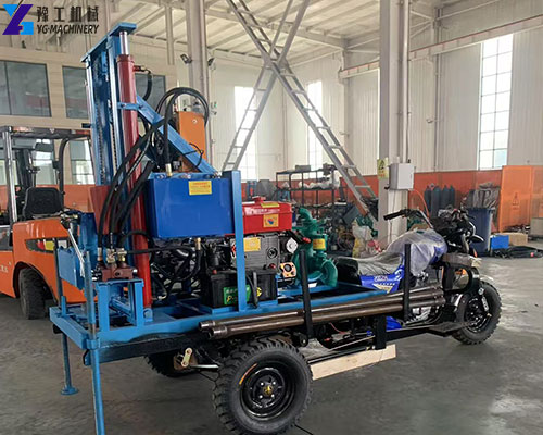 household portable motorcycle water well drilling rig