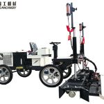 Four-wheel Concrete Laser Leveling Machine laser land leveling machine