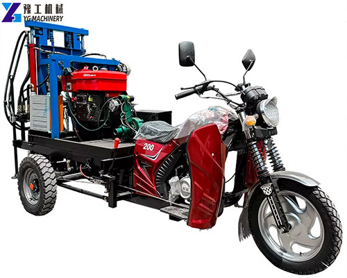 motorcycle portable water well drilling rig