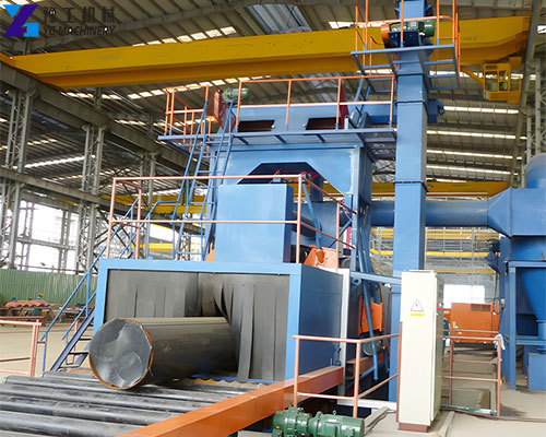 steel pipe shot blasting machine