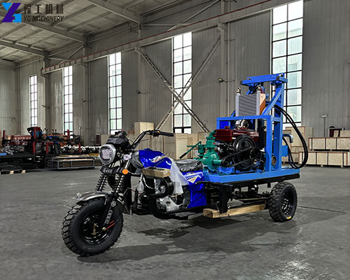 vehicle mounted hydraulic diesel water well drilling rig