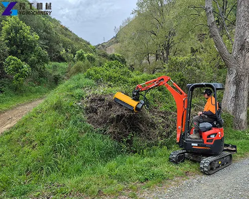 forestry mulcher for mini excavator
