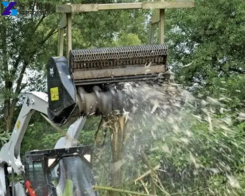 mini excavator mulcher for sale