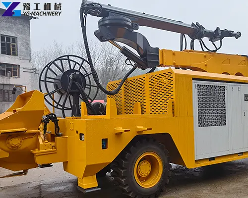 robotic wet shotcrete machine