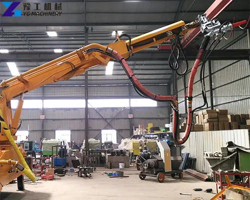 shotcrete machine for tunnel construction