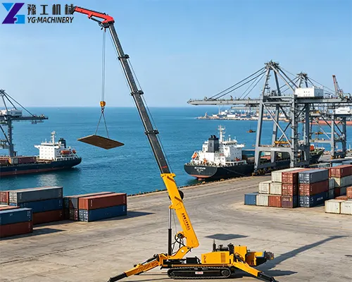 tracked mini crane