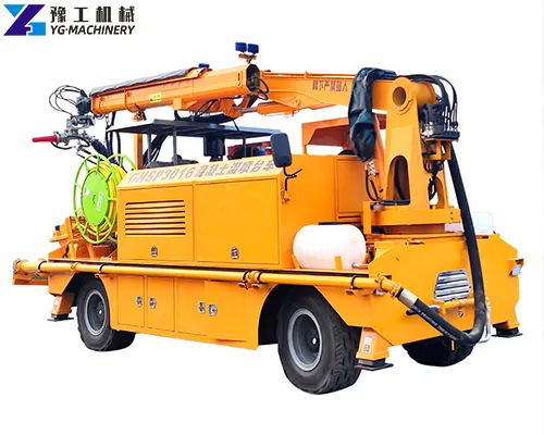 wet shotcrete robot