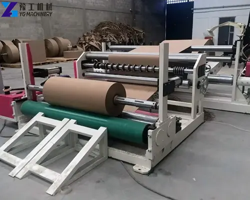 kraft paper rolls rewinding cutting machine