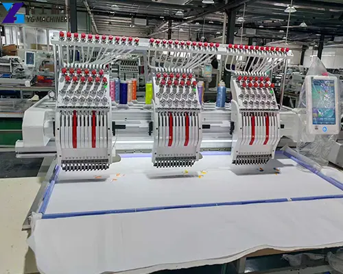 multi needle embroidery machine