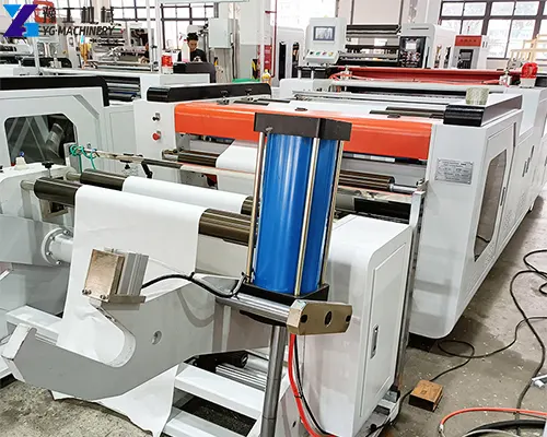 roll to roll slitting rewinding cutting machine