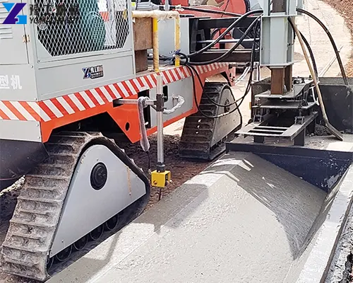 automatic kerb laying machine