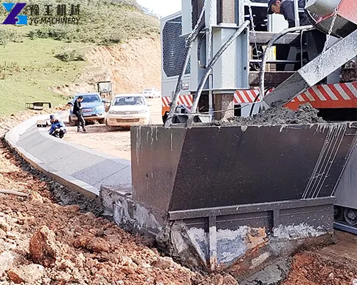 curb laying machine
