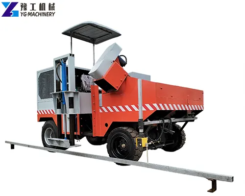 road concrete curb kerb laying machine