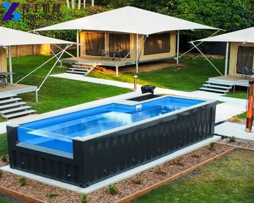 shipping containers for pools