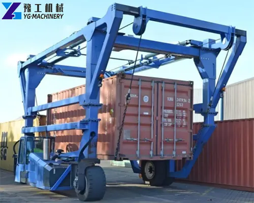 container terminal straddle carrier