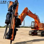 excavator rock drill and splitter