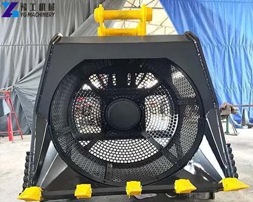 excavator screening bucket