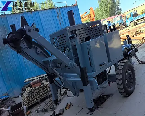 hydraulic cable puller for overhead transmission line stringing