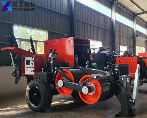 hydraulic cable puller machine