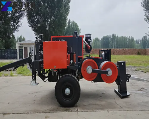 hydraulic cable pulling machine