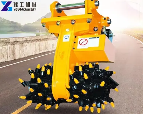 mini excavator drum cutter