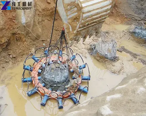 pile cutting machine