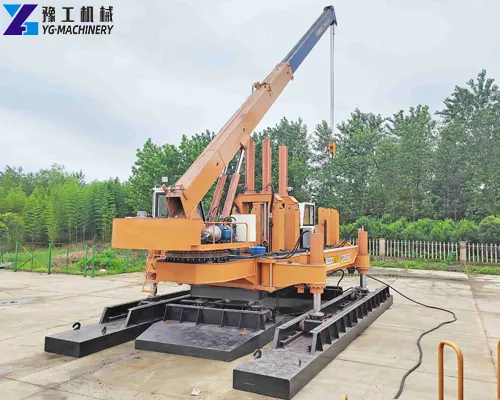 static pile driving rig