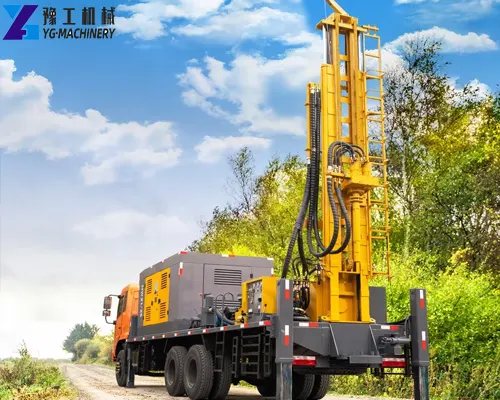 truck mounted borehole drilling machine