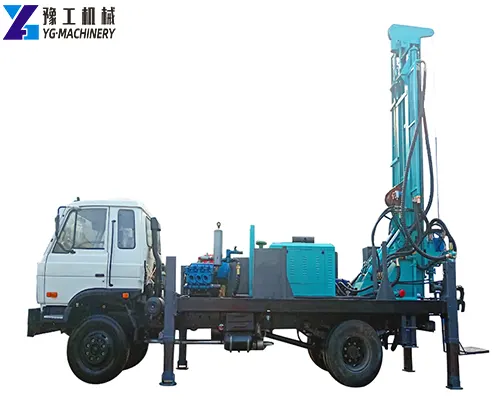 truck mounted mobile drilling rig