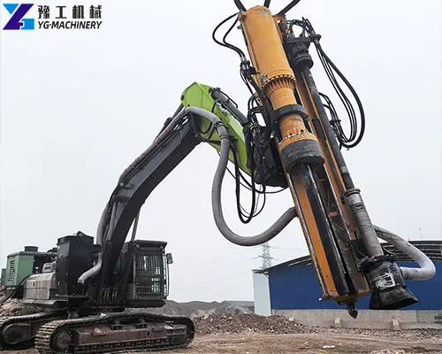 demolition drilling and splitting machine