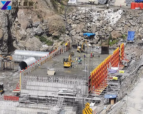 excavator-mounted concrete vibrator system