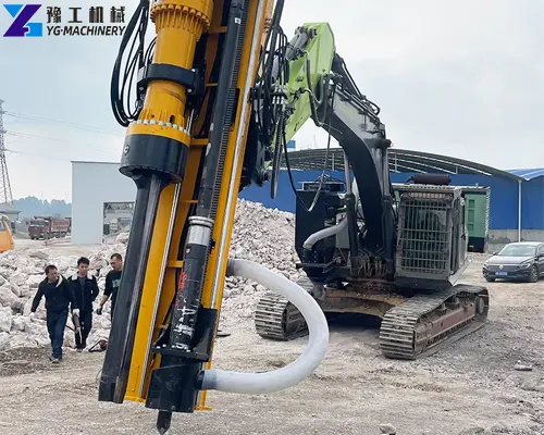 integrated drill and split machine
