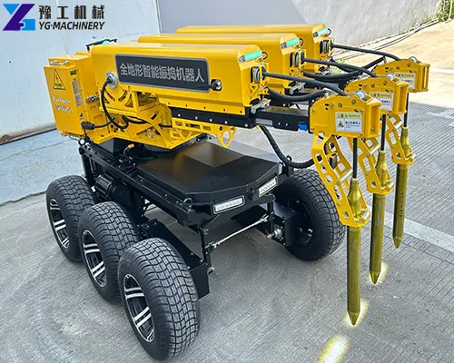 remote-controlled concrete vibration robot