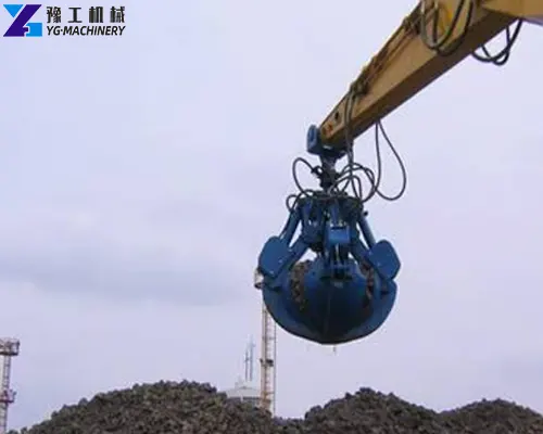 underwater dredging grab